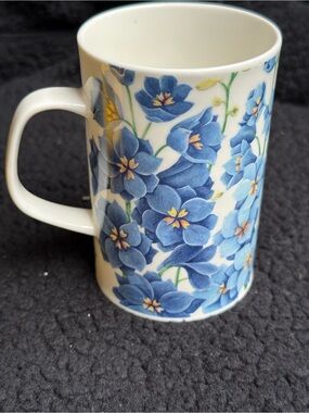 Vintage 1990s Dunoon Tiverton Fine Bone China Mug Caroline Bessey England